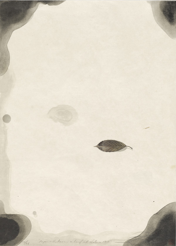Ida Shōichi (1941–2006) Paper Between a Leaf and Water No. 11